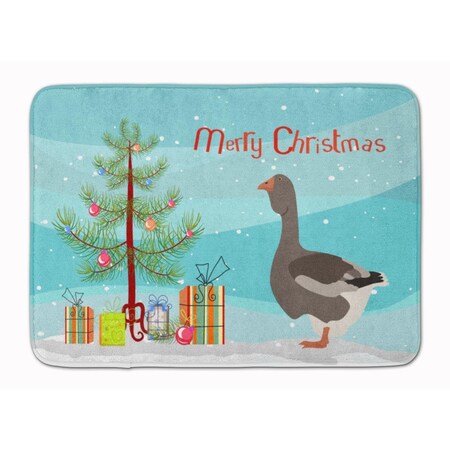 Carolines Treasures Toulouse Goose Christmas Machine Washable Memory Foam Mat BB9264RUG